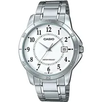 Casio Collection MTP-V004D-7BUDF Herrenuhr - Weiß