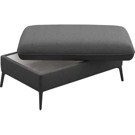 sit&more Polsterhocker Emely 104 x 47 x 69 cm Grau
