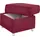 sit&more Hocker Sonoma mit Stauraumfach 58 x 45 x 48 cm Rot