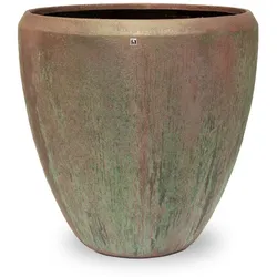 Atlantis handgefertigtes Pflanzgefäß, bronze Ø 80 cm, Höhe 80 cm