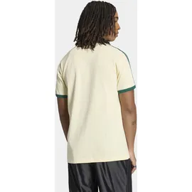 adidas 3-Stripes T-Shirt Warm Vanilla / Collegiate Green M