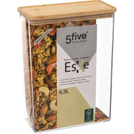 5five simply smart Vorratsdose rechteckig transparent 4,3 l