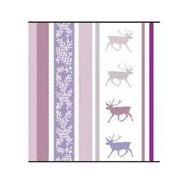 Ursus Transparentpapier 115 g/qm A4 25 Blatt Classic Christmas flieder/brombeer