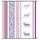 Ursus Transparentpapier 115 g/qm A4 25 Blatt Classic Christmas flieder/brombeer