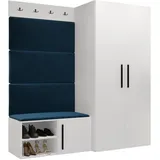 Mirjan24 Garderoben-Set Medi I Blau