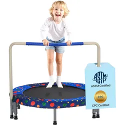 VEVOR Trampolin Faltbares Trampolin 100kg Rebounder-Trampolin 91,44 cm Blau
