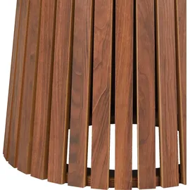 Happy Garden Runder Esstisch 110cm aus dunklem Holz Liv