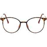 KAEOISFU Superleicht Oval Rahmen Lesebrille Damen Herren 3,5, Runden Blaulichtfilter Computerbrille Lesebrillen, Retro-Runde Computer Lesebrillen mit Sehstärke