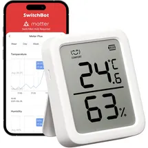 SwitchBot Thermometer Hygrometer Thermometer and Hygrometer Plus