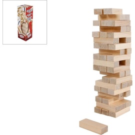 OBILO Wackelturm aus Holz, 48 Teile