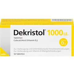 DEKRISTOL 1.000 I.E. Tabletten 50 St.