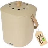 HMF Biomülleimer 3 l Beige