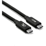 Club 3D Typ-C zu Typ-C Kabel 80Gbps Zertifiziertes 240W 8K240Hz 1.2m schwarz