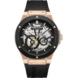 Kenneth Cole Herrenuhr Automatikuhr schwarz / roségold onesize Herren 43 mm KCWGZ0080802, KCWGZ0080803