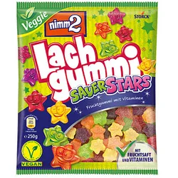 nimm2® Lachgummi Sauer Stars Fruchtgummi 250,0 g