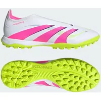 Adidas Predator League Laceless TF Fußballschuh WEISS|rosa|HELLGELB 40 2/3