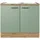 Flex-Well Spülenschrank Cara 100 x 85 x 60 cm Grün