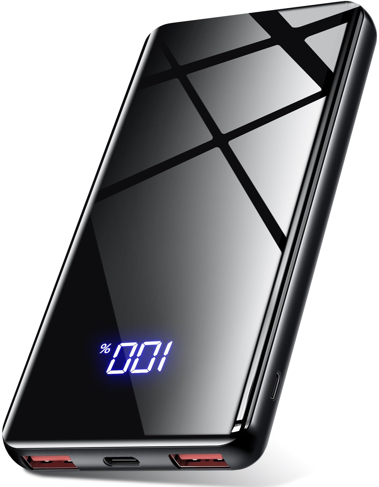 Lazci Power Bank, 22,5W Powerbank 20000mAh mit USB-C Input & Output, PD 3.0 QC 4.0 Externer Handyakkus, Kompatibel mit iPhone, Samsung Galaxy, iPad und Mehr - Schwarz