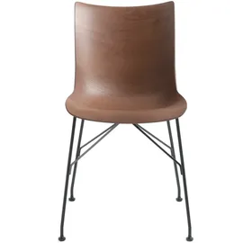 Kartell P/Wood Stuhl schwarz