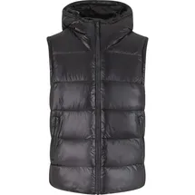 URBAN CLASSICS Recycled Hooded Puffer Weste Black 2XL