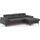 Cotta Eckcouch Mikrofaser 2-Sitzer Grau