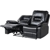 Beliani Sofa manuell verstellbar 2-Sitzer Bergen