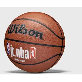 Wilson Basketball, Jr. NBA Authentic, Outdoor, Tackskin Cover, Größe: 7, Braun