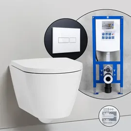 kartell laufen LAUFEN Wand-WC mit WC-Sitz Weiß matt