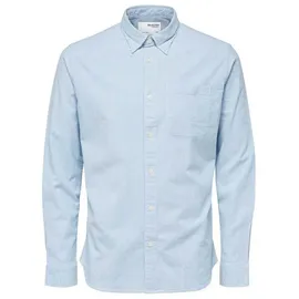 Selected Langarmhemd Blau M