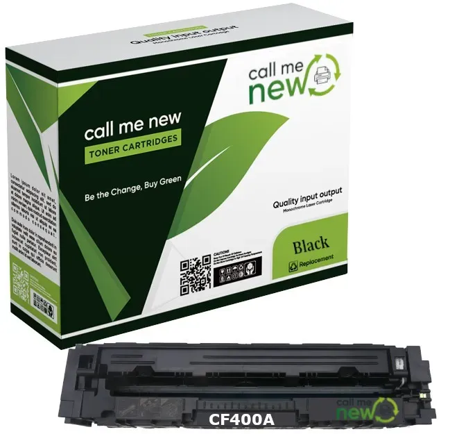 Callmenew Toner für HP CF400A schwarz Color LaserJet Pro M 252 270 274 277