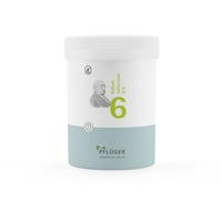 PFLÜGER Schüßler Salze Nr. 6 Kalium sulfuricum D6 - 1000 Tabletten - Das Salz der Entschlackung - glutenfrei