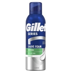 Gillette Series Sensitive Rasierschaum für empfindliche Haut 200 ml für Manner