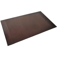 Memoria Schreibunterlage aus echtem Leder in Braun | Schreibtischunterlage 65 cm x 45 cm für Schreibtisch