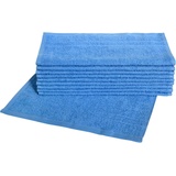 DYCKHOFF Waschlappen »Kristall«, (Set, 10 St., 10 Waschlappen (30x30cm), blau