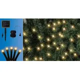 Trendline LED-Lichterkette Solar Außen 19,3 m warmweiß mit Timer