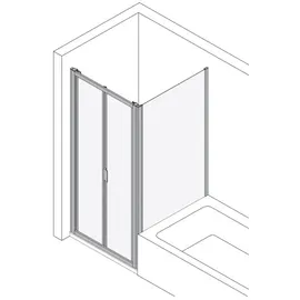 Koralle myDay Falttür Nische 75 x 200 cm VB03407520DA1