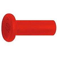 Riegler Verschlussstopfen POM, Stutzen 12 mm, Farbe rot