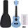 vidaXL Sopran-Ukulele-Set mit Tasche für Kinder Babyblau 23"