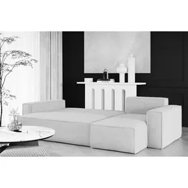 kaiser möbel Ecksofa mit schlaffunktion und bettkasten, Sofa L-form, Couch L-form BEST Dicker Cord Senffarbe Rechts - Gelb