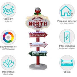 Wellhome ́ ́nordpol mit Led H.95cm