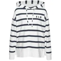 ELBSAND Kapuzensweatshirt Damen weiß-marine Gr.M (38)