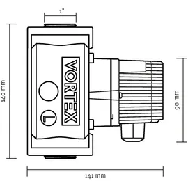 Vortex Pumpe BWO 200 Anschluss 1"a