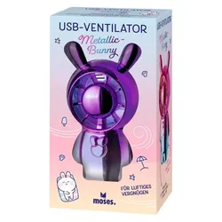 Moses USB-Ventilator Metallic-Bunny  sortiert