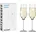 3851001 Champagnerglas 250 2er Set Serie Oceanside Nr 1 2 Stück Seepferdchen-Motiv Made in Germany