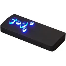 ed exciting design Boxspringbett Denver inkl. Motor, - motorisierte TV-Halterung bis 40 Zoll, grau