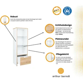 Arthur Berndt Standregal 45 x 40 x 151 cm Weiß