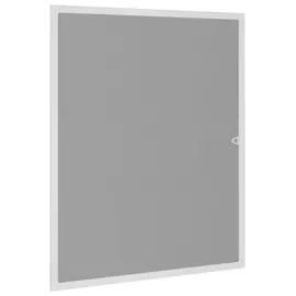 vidaXL Insektenschutz für Fenster 130 x 150 cm Weiß