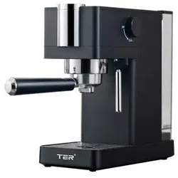 TER Espresso-Kaffeemaschine mit 15 bar. integrierter Milchaufschäumung. Schnellaufheizung