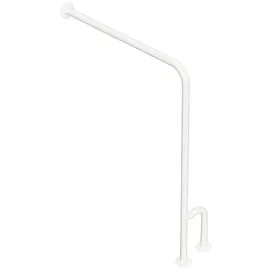 Brillantbad BELP Stützgriff Rechts Eisen Weiß 230x866x840 mm, 120 kg Traglast für Bad & WC >> zum Bohren