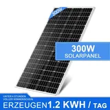 300 Watt Solarmodul 300W Solarpanel 18V PV Photovoltaik Balkonmodul Mono Solarzelle